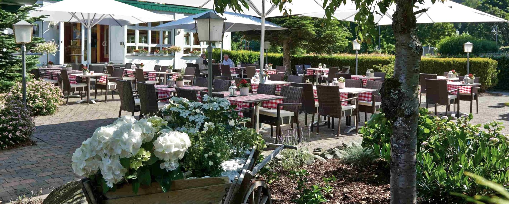 Die Terrasse, © Landhotel Kallbach