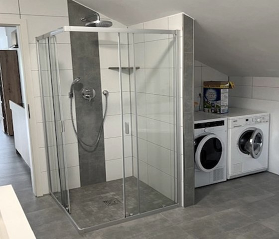 Ferienwohnung "Weiher Lounge" - Bad