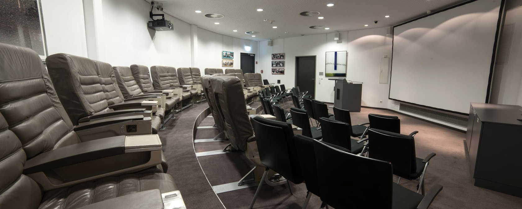 Raum für Kinovorführungen, © Druckereimuseum Weiss