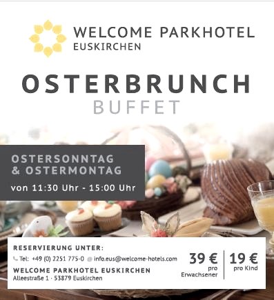 Osterbrunch, &copy; Welcome Parkhotel Euskirchen