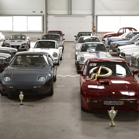 Fahrzeug Halle mit Ausstellung, © Jaeger & Dörr GbR