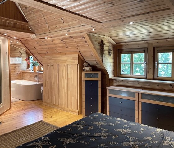 Ferienhaus M&uuml;hlenley - DZ mit DB/Sauna/Wanne