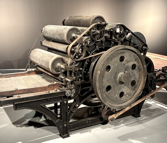 A carding machine from the Aachen-based company J.B. Verken, 1860, &copy; LVR-Industriemuseum