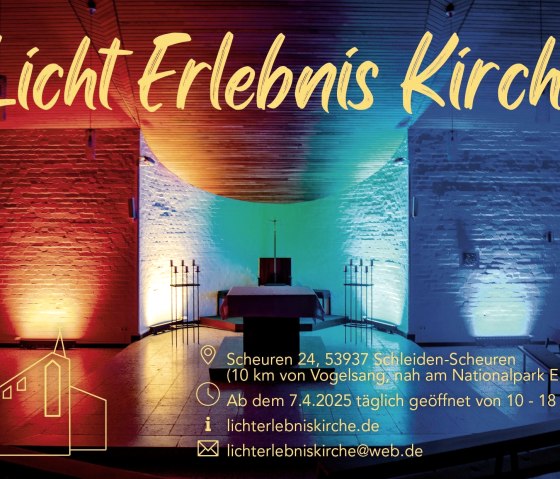 Plakat LichtErlebnisKirche, &copy; Julia Reuss
