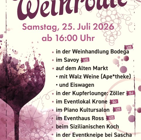 Wine Route, &copy; Gesellschaft f&uuml;r Stadtmarketing e.V.