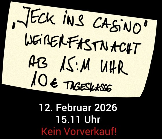 Veranstaltungsplakat, &copy; Kultur- und F&ouml;rderverein Casino e. V.
