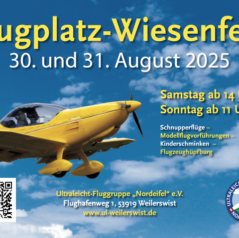 Flugplatz-Wiesenfest, © UL-Fluggruppe Nordeifel e.V.
