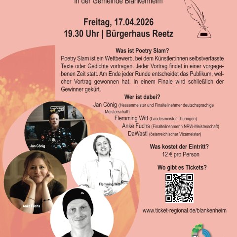 Veranstaltungsplakat, &copy; Gemeinde Blankenheim