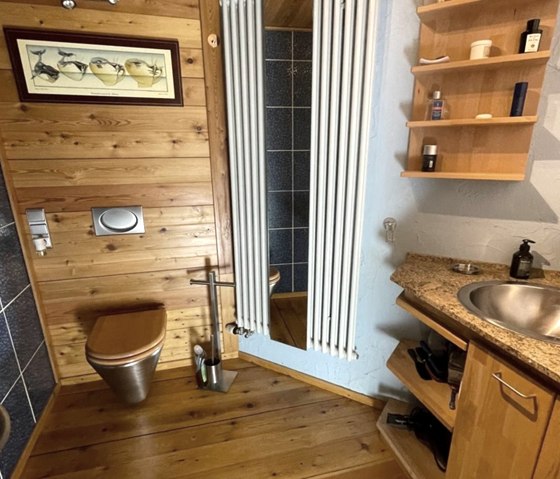 Ferienhaus M&uuml;hlenley - WC z. Schlafz. m. DB