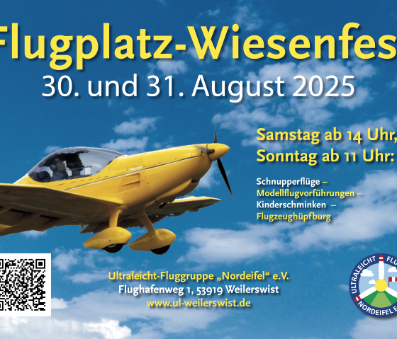 Flugplatz-Wiesenfest, © UL-Fluggruppe Nordeifel e.V.
