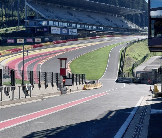 Rennstrecke von Spa in Ostbelgien