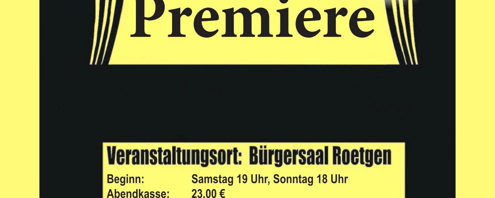 Alt Aachener B&uuml;hne, &copy; Kulturkreis der Gemeinde Roetgen e.V.