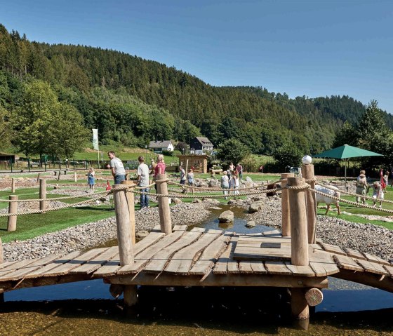 Auch das Wasser ist im Spiel, &copy; Landhotel Kallbach