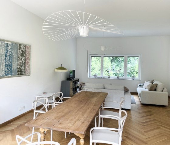 Blick zum Wohnbereich