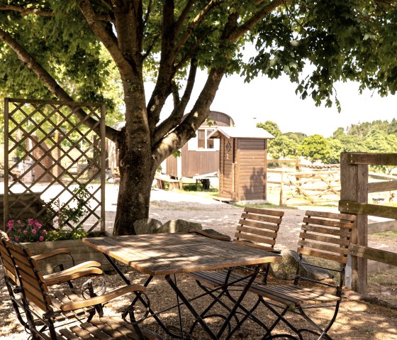 Sitzm&ouml;glichkeit Bauwagen