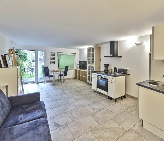 Appartment Eifelsteig - K&uuml;che/Essbereich, &copy; Nordeifel Tourismus GmbH & Haus Eifelsonne