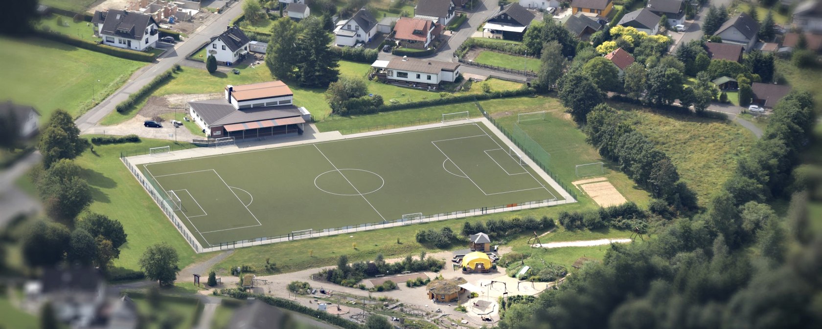 Luftbild Generationenpark Schmidtheim, © Gemeinde Dahlem