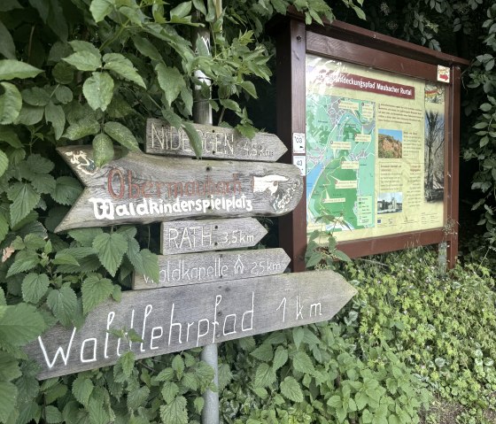 Beschilderung und Infotafel, &copy; Rureifel-Tourismus e.V., Dennis Winands