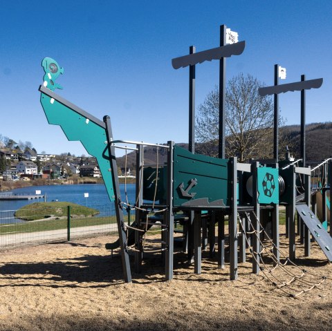 Spielschiff Rurberg Badesee, &copy; Gemeinde Simmerath