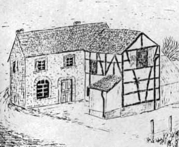 Haus Willms, &copy; Zeichnung: August Fr&auml;ntz