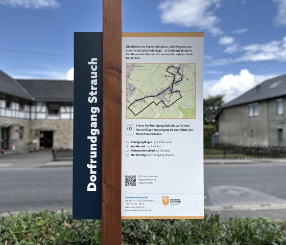 Informationstafel Dorfrundgang, &copy; Monschauer Land Touristik e.V.