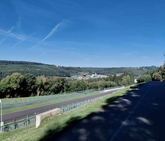 Rennstrecke von Spa in Ostbelgien