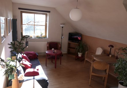 Wohnzimmer, © Nordeifel Tourismus GmbH & Ferienwohnung Sternenblick
