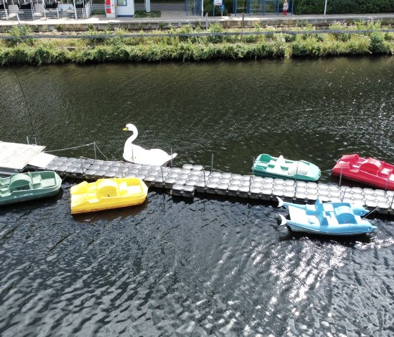 Tretbootverleih Obermaubach, &copy; Tim's Beach