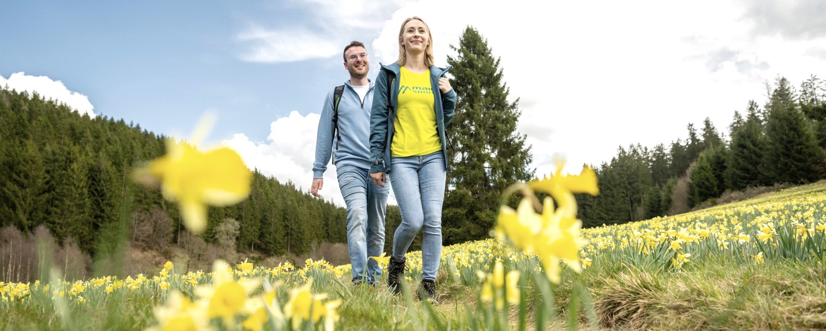 Durch die  Narzissenwiesen wandern, © Eifel Tourismus GmbH, Dominik Ketz