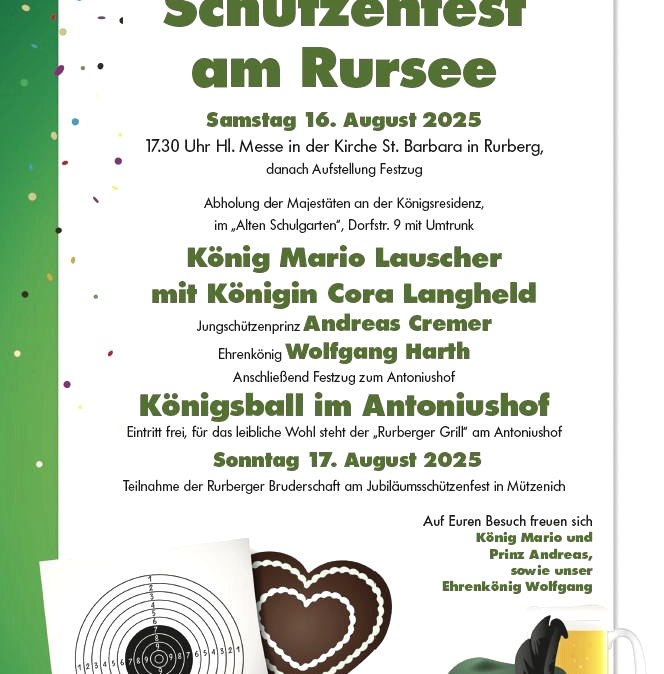 Schützenfest am Rursee, © Schützenbruderschaft Rurberg e. V.
