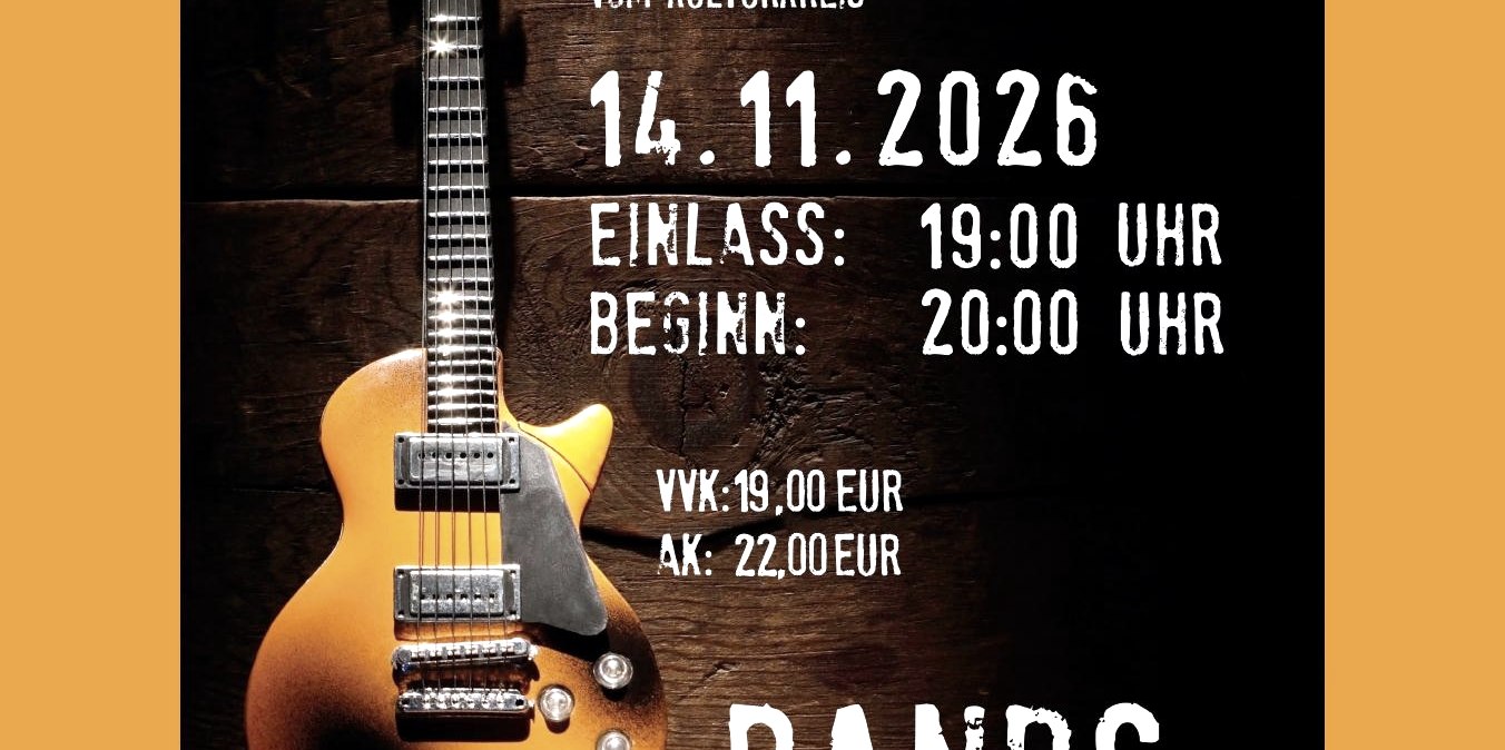 Rocck und Blues Nacht, &copy; Kulturkreis der Gemeinde Roetgen e.V.