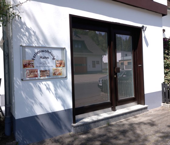 Eingang Ferienwohnung, &copy; Nordeifel Tourismus GmbH & Ferienwohnung Hahn