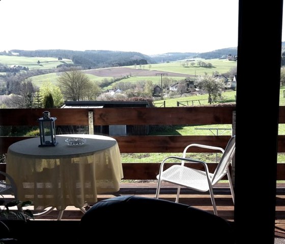 Aussicht vom Balkon, &copy; Nordeifel Tourismus GmbH & Ferienwohnung Zur sch&ouml;nen Aussicht