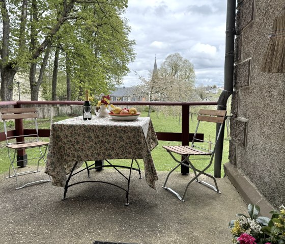 Terrasse, © Nordeifel Tourismus GmbH & L´Extravagante