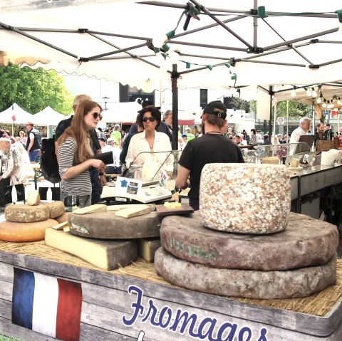 Franz&ouml;sischer Marktstand, &copy; z.eu.s e.V./ Zeimetz