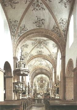 Innenansicht der Basilika, &copy; Nordeifel Tourismus GmbH & G&auml;stehaus Kloster Steinfeld