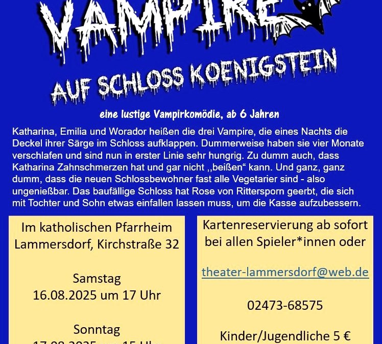 Flyer_Vampire auf Schloss Königsstein