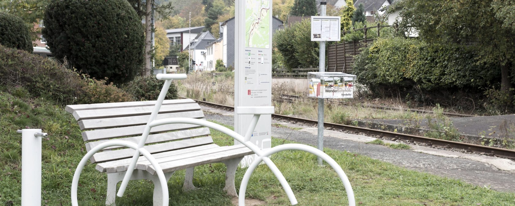 Rad- und Wanderbahnhof Schleiden, &copy; Roman H&ouml;vel