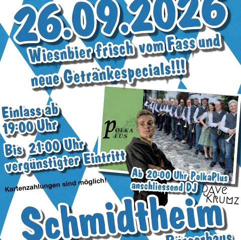 Oktoberfest Schmidtheim, &copy; MV Schmidtheim