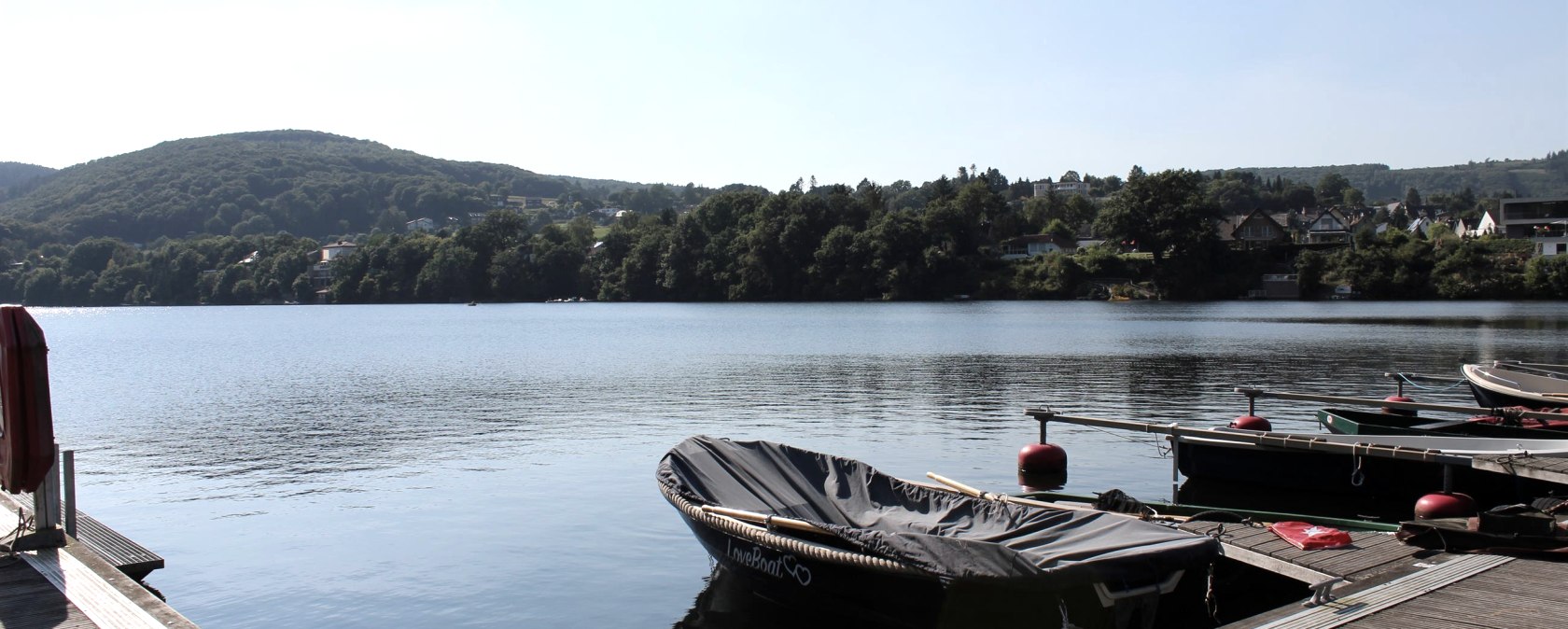 Bootsanleger am Staubecken, &copy; Rureifel Tourismus e.V.