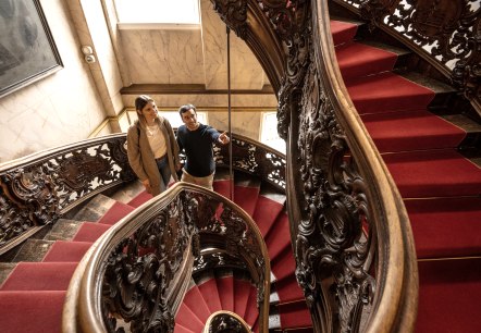 Treppe im Roten Haus, &copy; Dominik Ketz