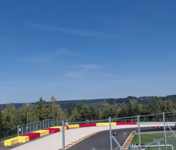 Rennstrecke von Spa in Ostbelgien