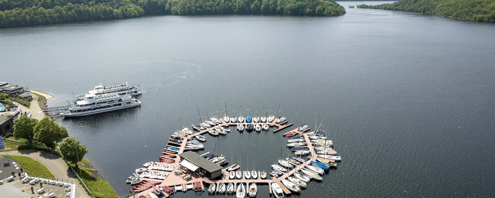 Anlegestelle Schwammenauel, &copy; Eifel-Tourismus GmbH, Dominik Ketz