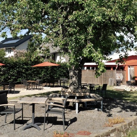 Caf&eacute; Kupp Au&szlig;enbereich, &copy; Inge Kupp