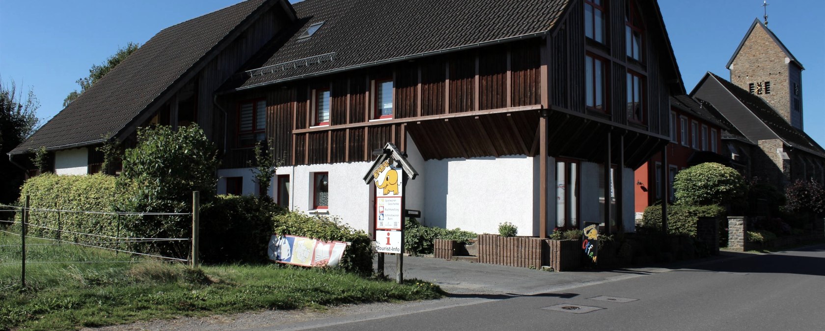 Der Infopunkt im BABALU in Vossenack, © Rureifel-Tourismus e.V.