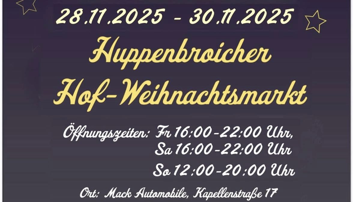Huppenbroicher Hof-Weihnachtsmarkt