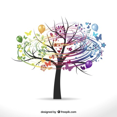 Bunter Baum, © Freepik