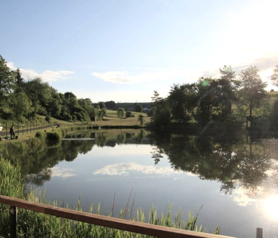 The fishing pond in Burbach is idyllically situated, &copy; Angelverein Burbach