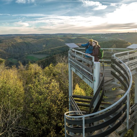 Krawutschketurm at the Eifel view "Burgberg", &copy; Eifel Tourismus GmbH, Dominik Ketz