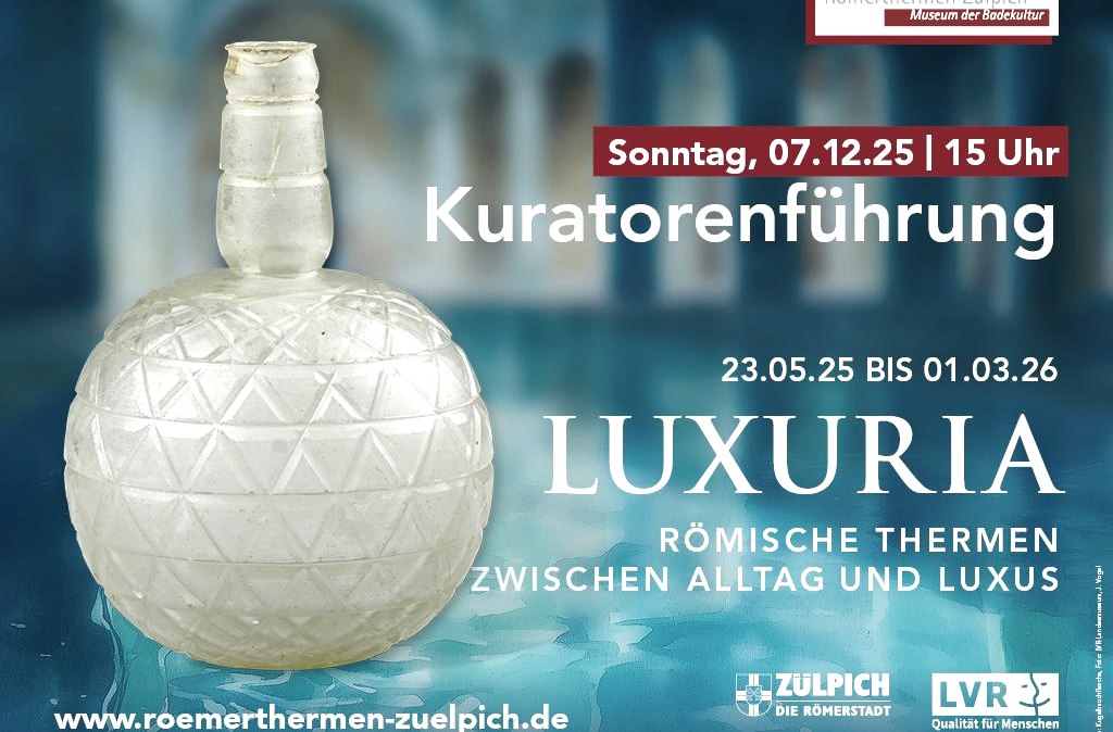 Kuratorenführung durch die Ausstellung "Luxuria", © Römerthermen Zülpich